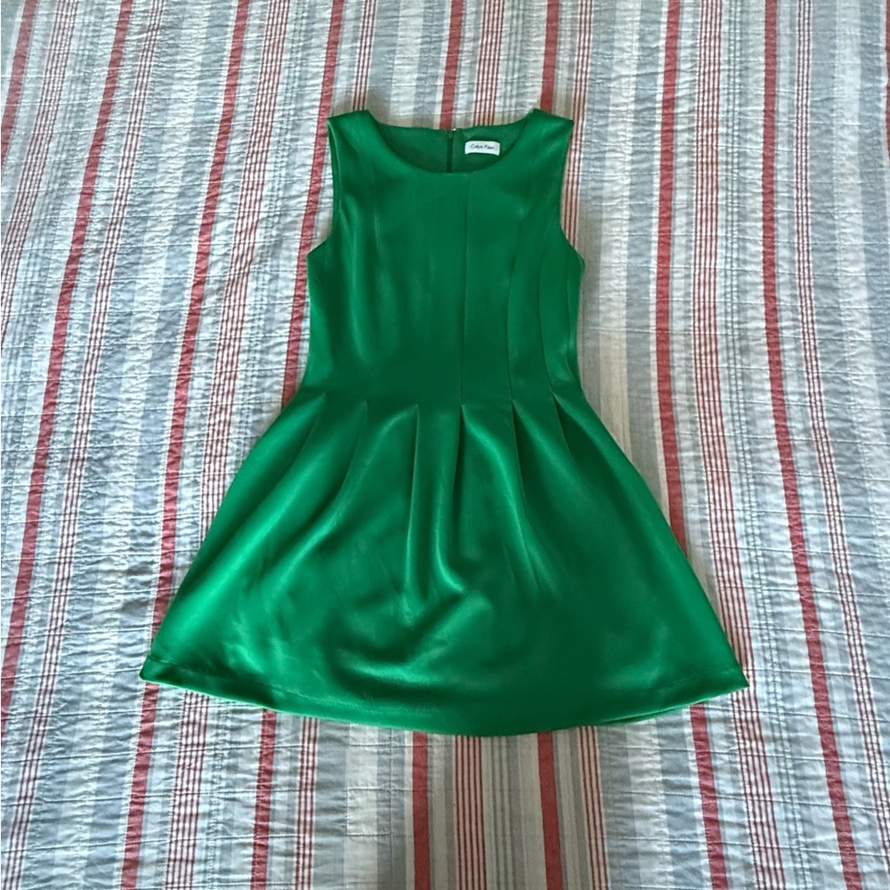 Calvin Klein Green Sleeveless Dress